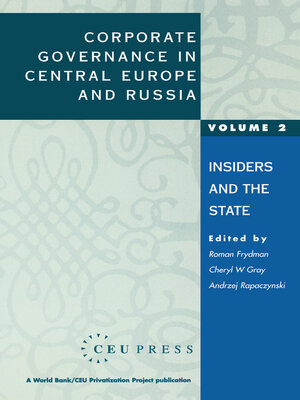 cover image of Corporate Governance in Central Europe and Russia